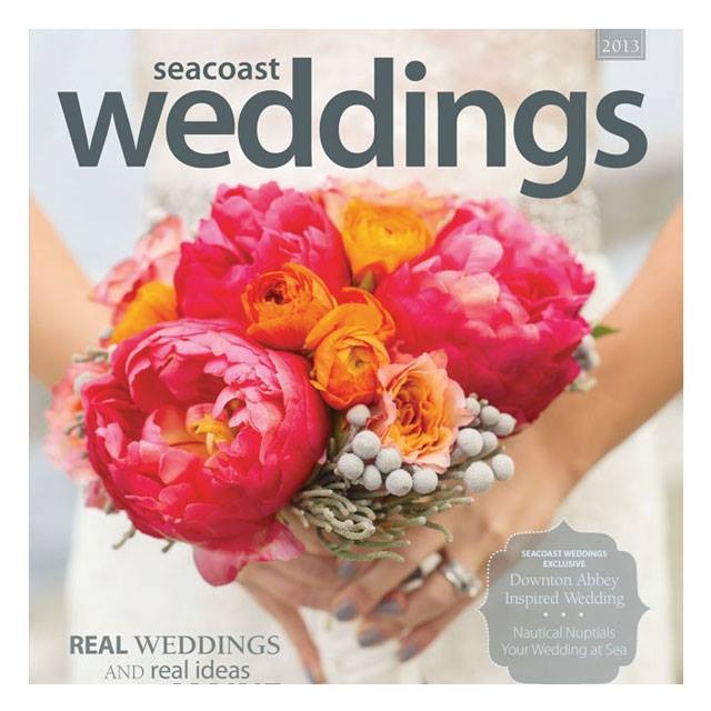 Queen Anne’s floral work featured on a Maine wedding magazine cover